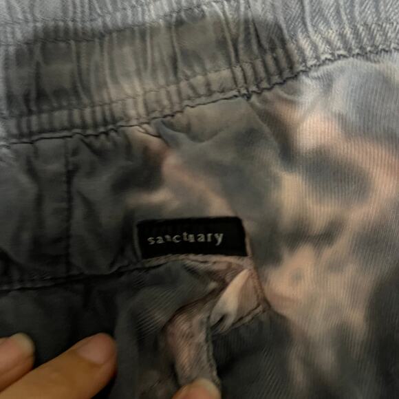 Sanctuary X Anthropologie Tie Dye Cargo Pant Joggers size XS - Picture 7 of 7